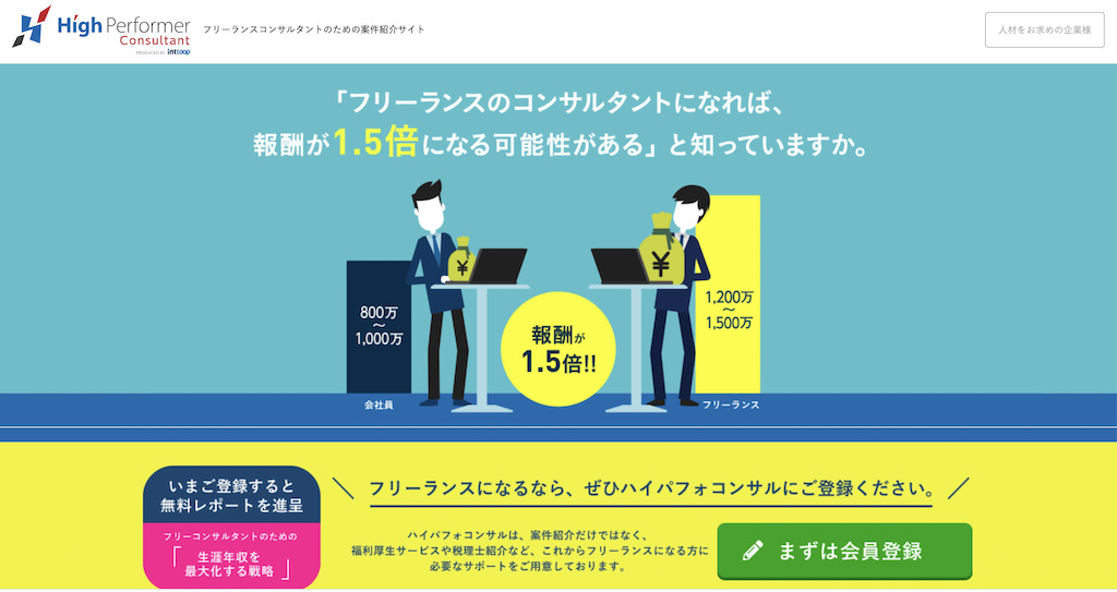 High-Performer consultant公式HPの画像
